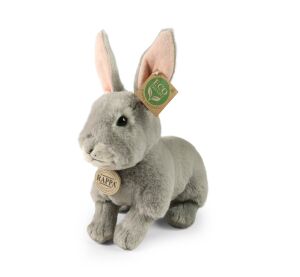 Rappa Plüschhase grau 23 cm SOFT COLLECTION, ECO-FRIENDLY